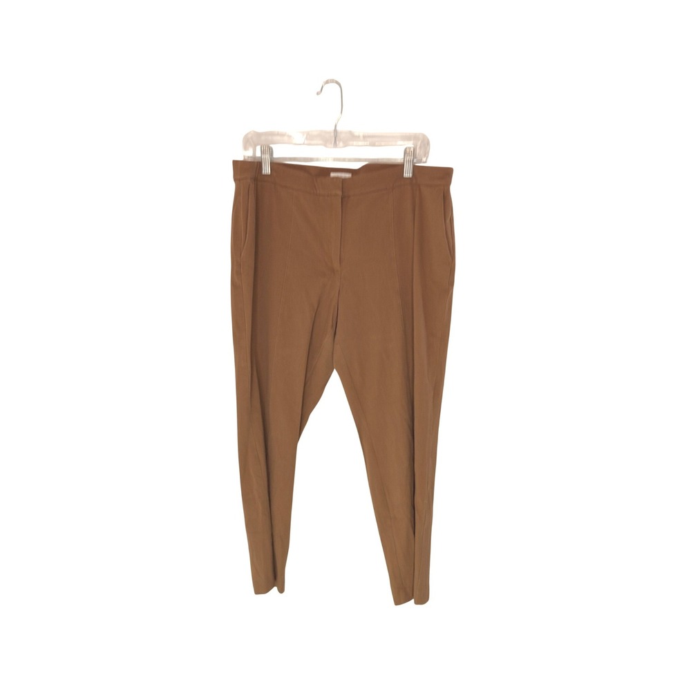 J.‎ Jill Premium Bi-Stretch Pants Tan Straight Leg Business Work Office Size 16